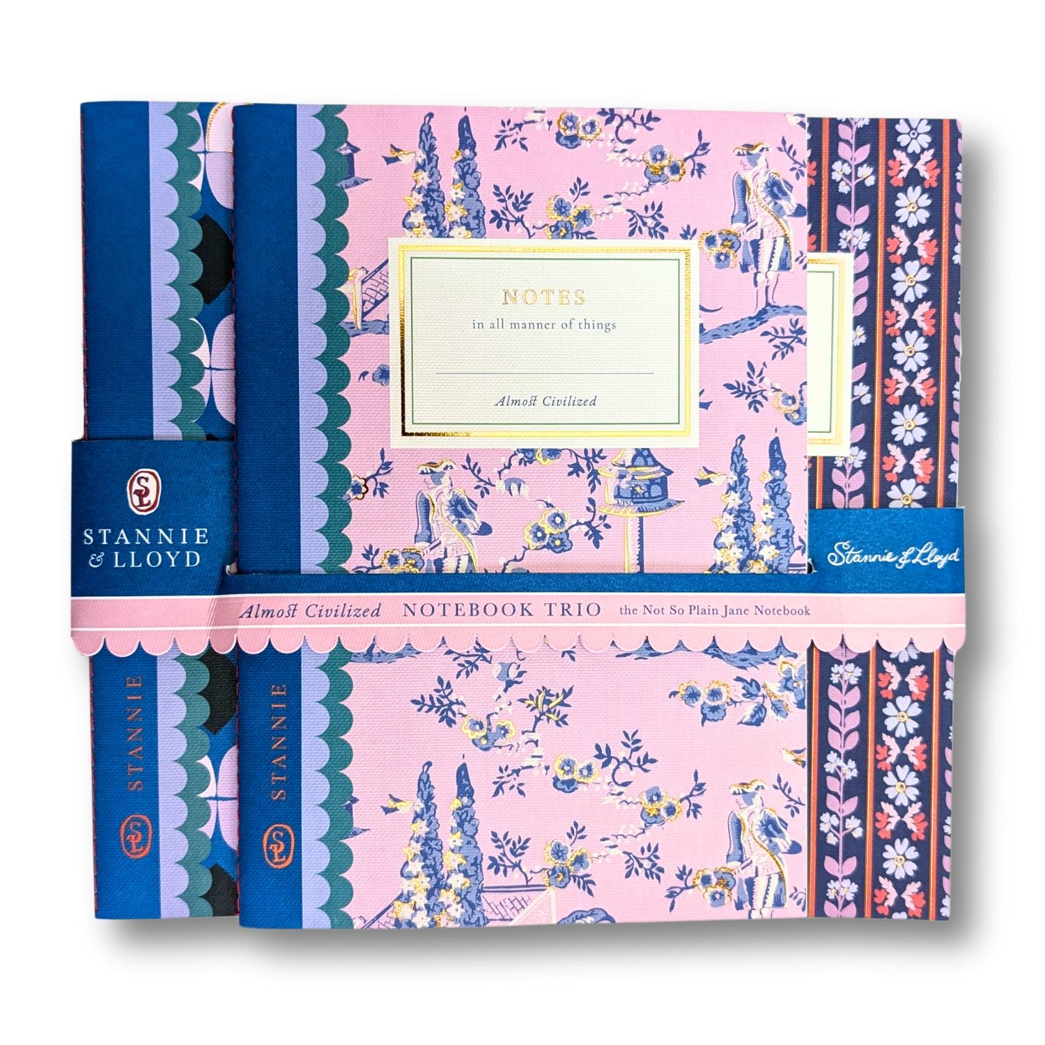 Notebook Trio | Modern Toile