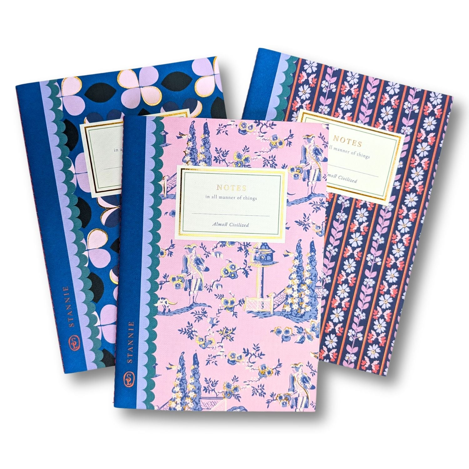 Notebook Trio | Modern Toile