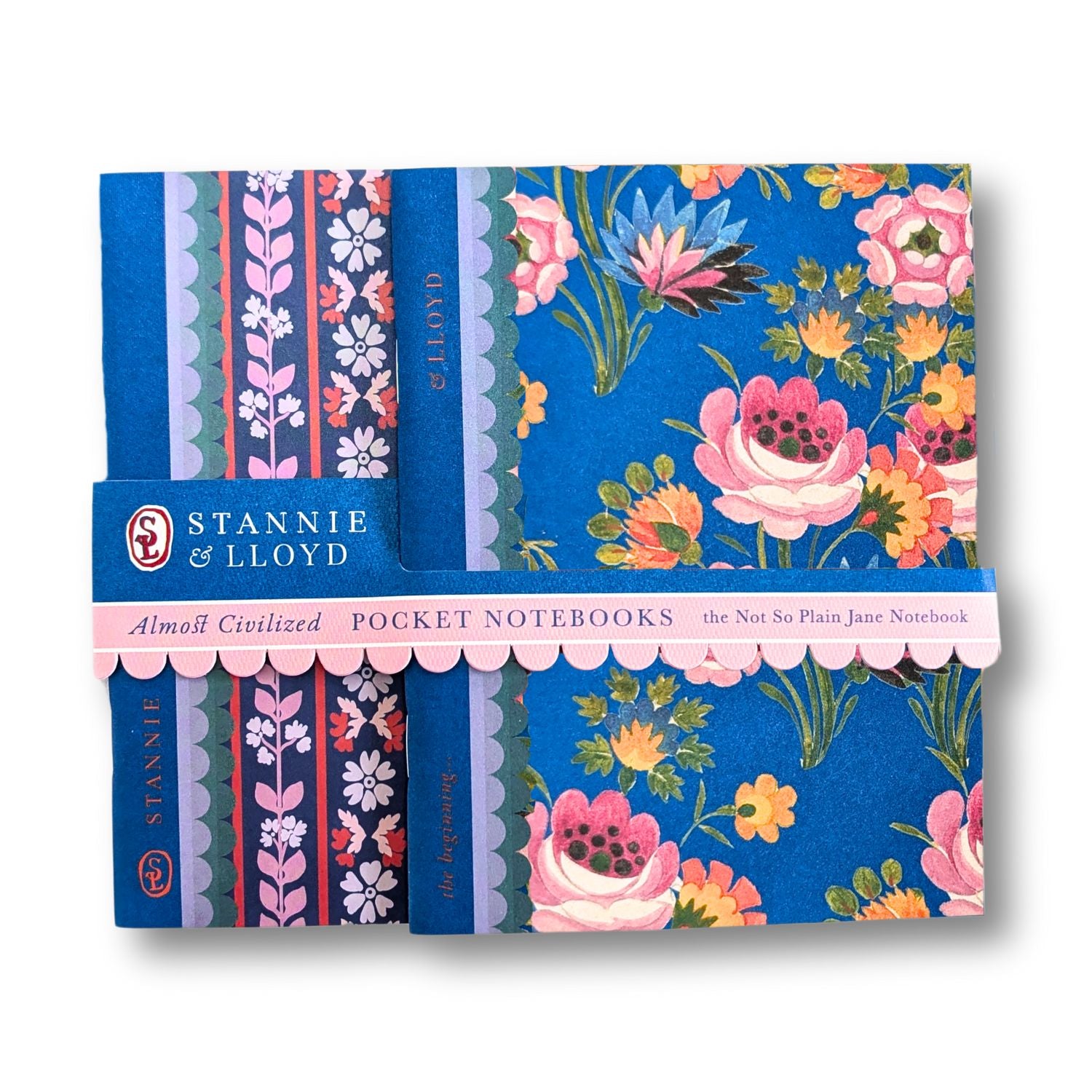 Pocket Notebook Set | Modern Provencial Floral