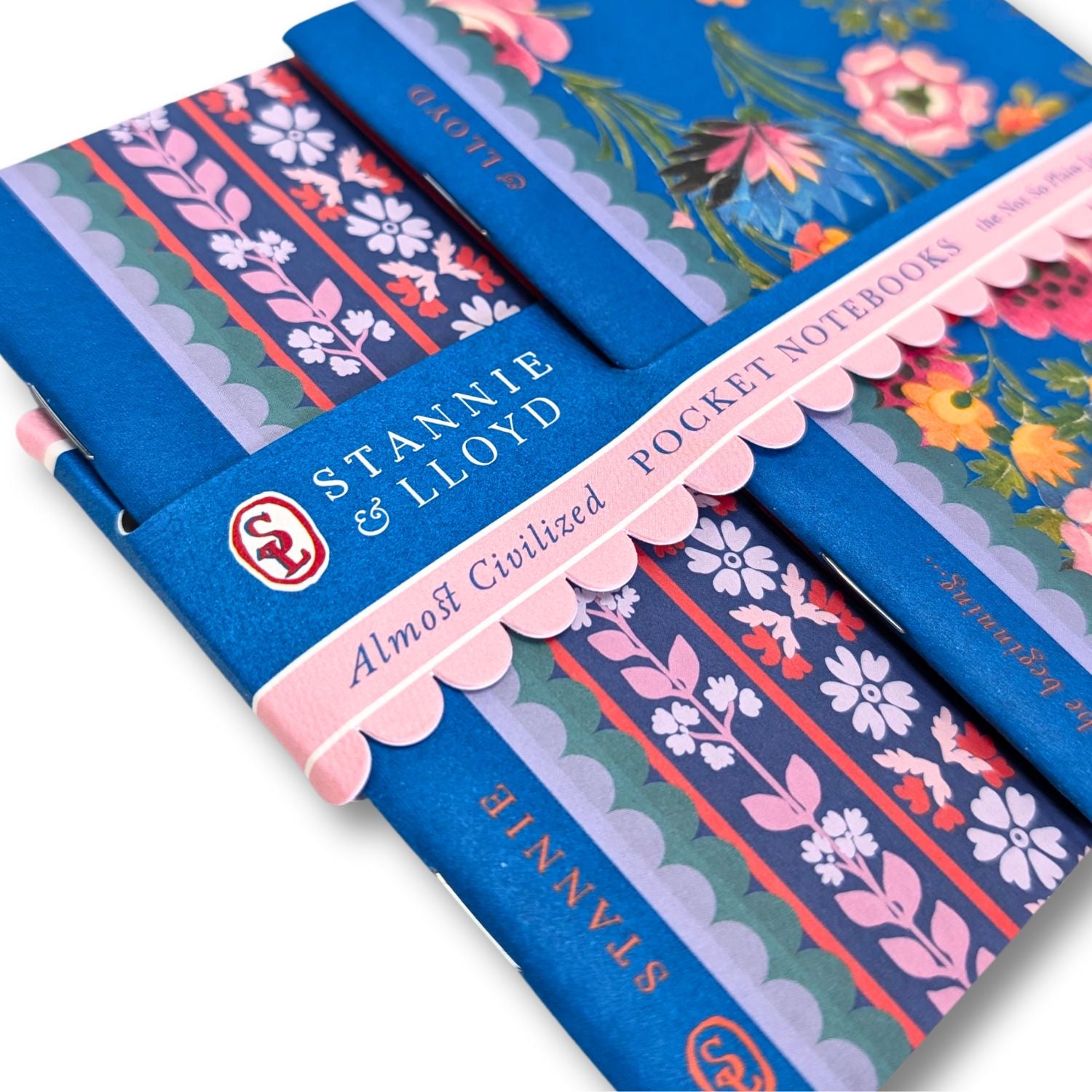 Pocket Notebook Set | Modern Provencial Floral