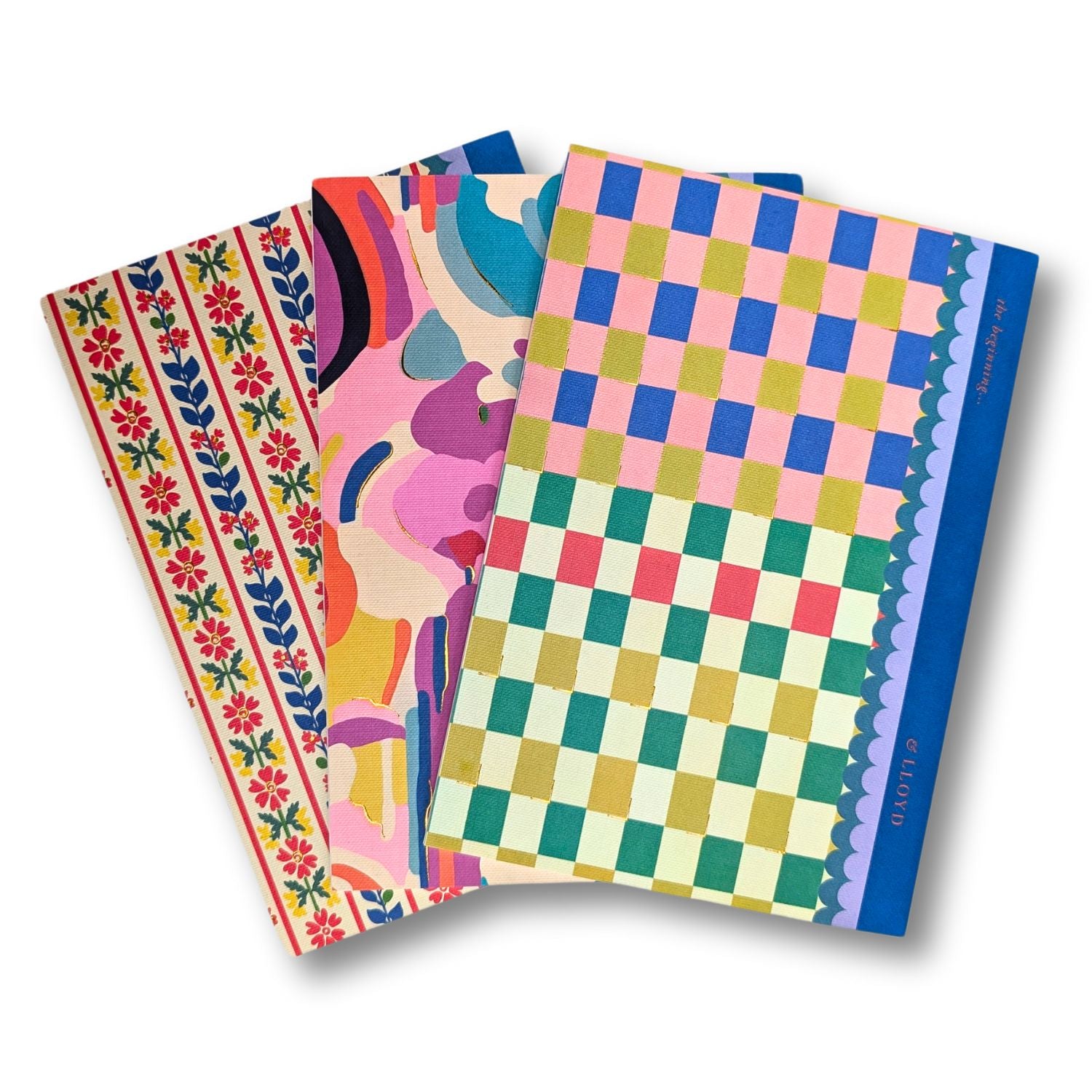 Notebook Trio | Happy Abstract Folk
