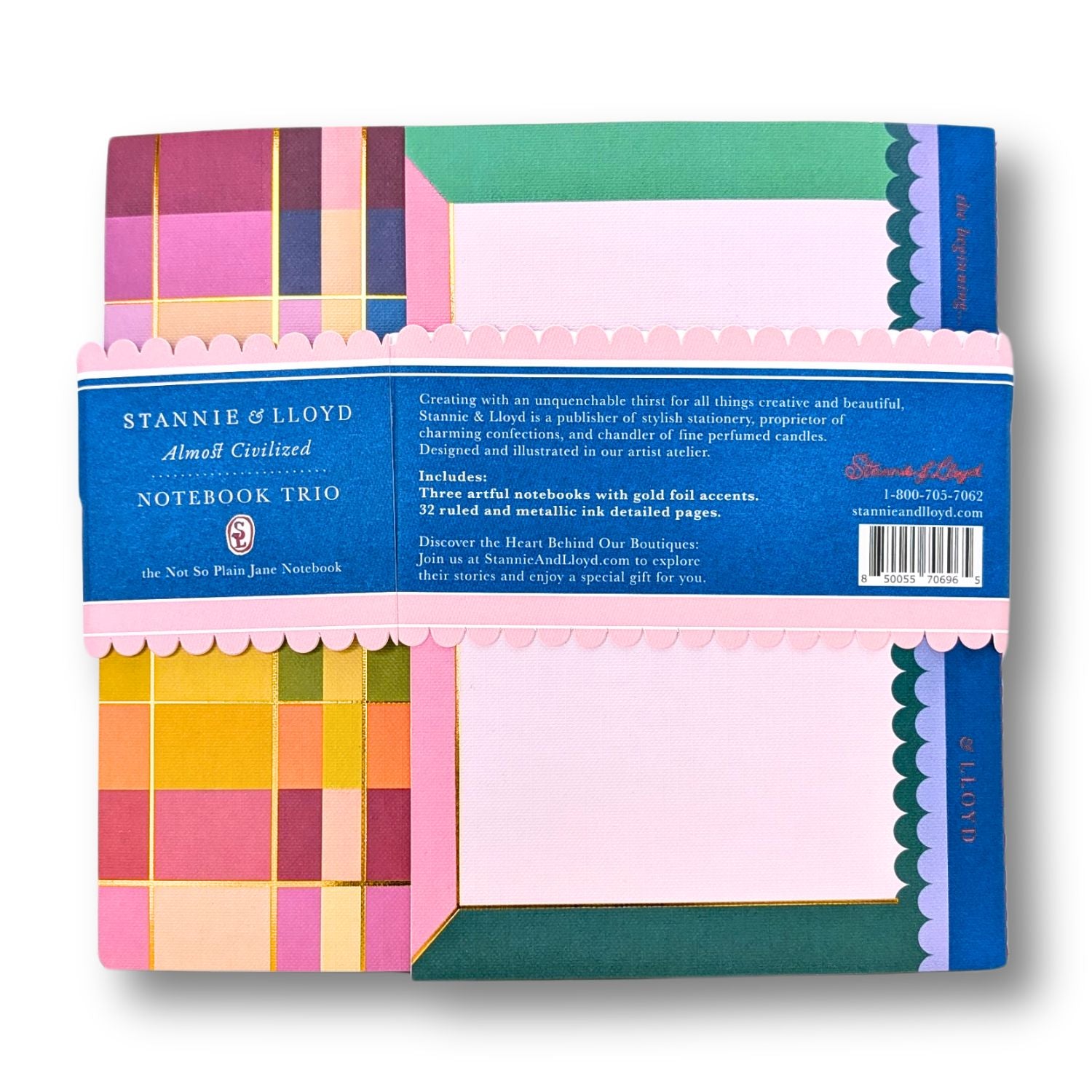 Notebook Trio | Madras and Maude