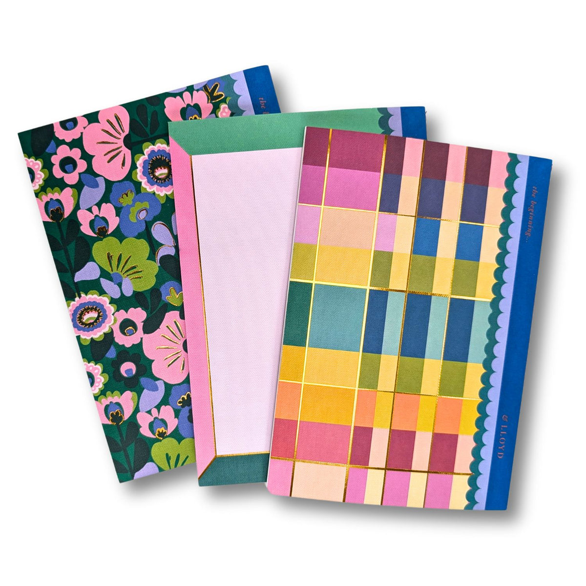 Notebook Trio | Madras and Maude