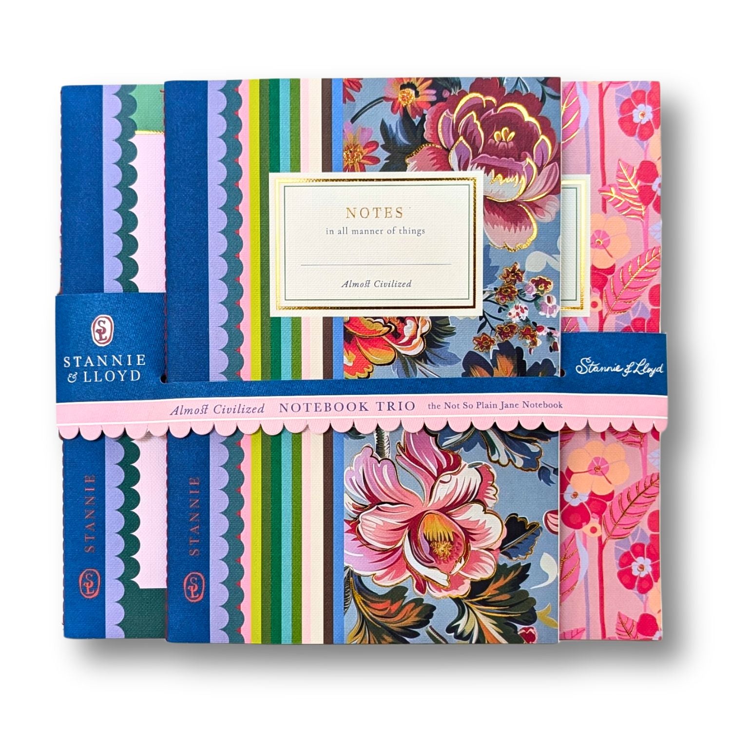 Notebook Trio | Modern Floral