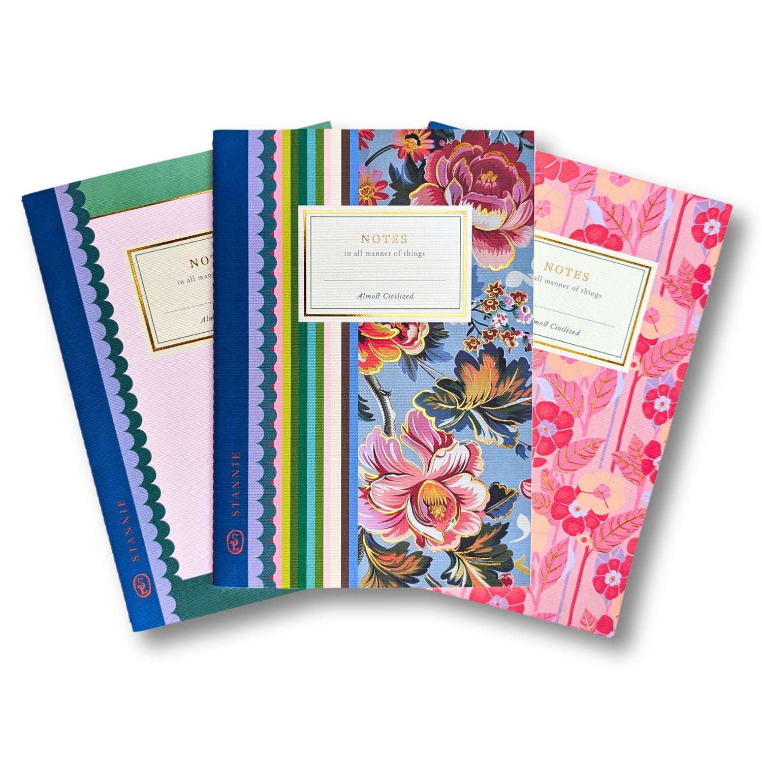 Notebook Trio | Modern Floral