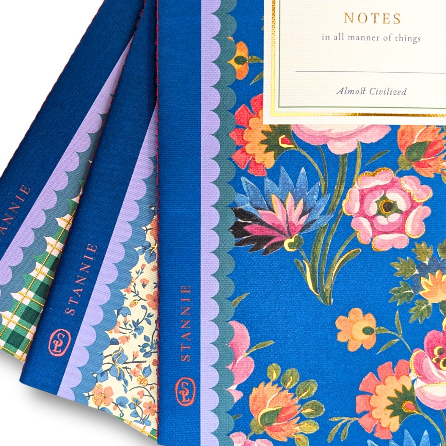 Notebook Trio | Modern Provencial Floral