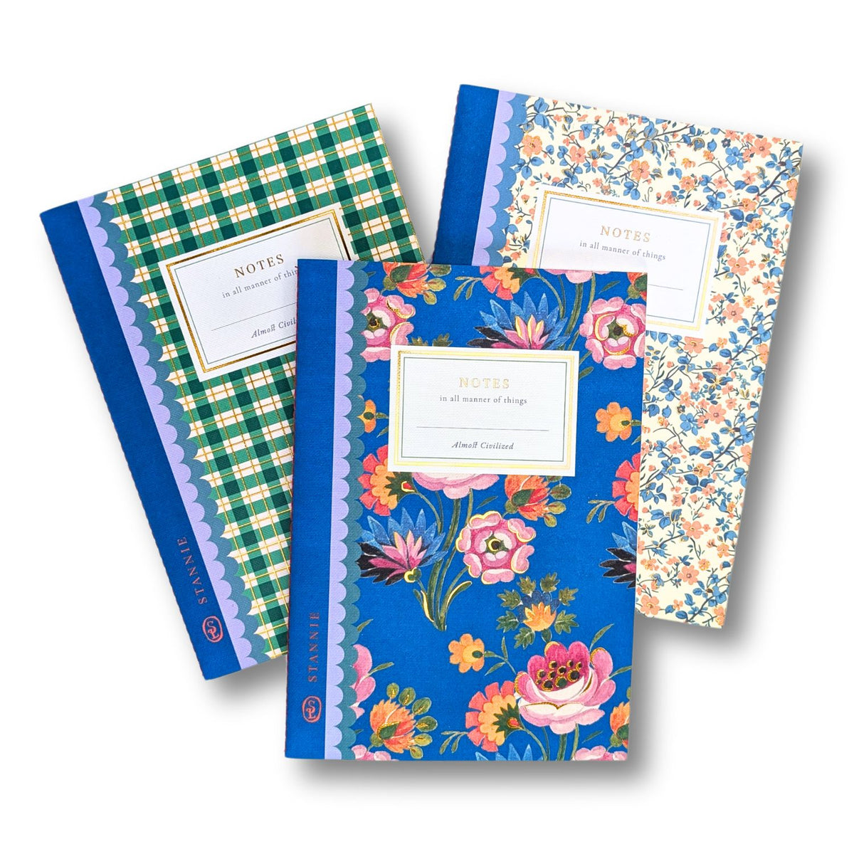 Notebook Trio | Modern Provencial Floral