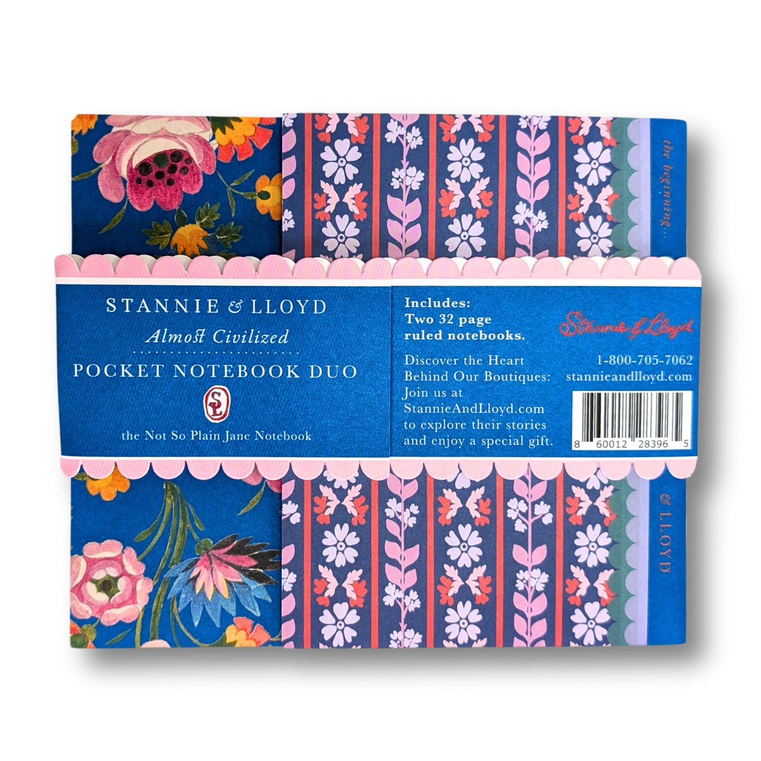 Pocket Notebook Set | Modern Provencial Floral