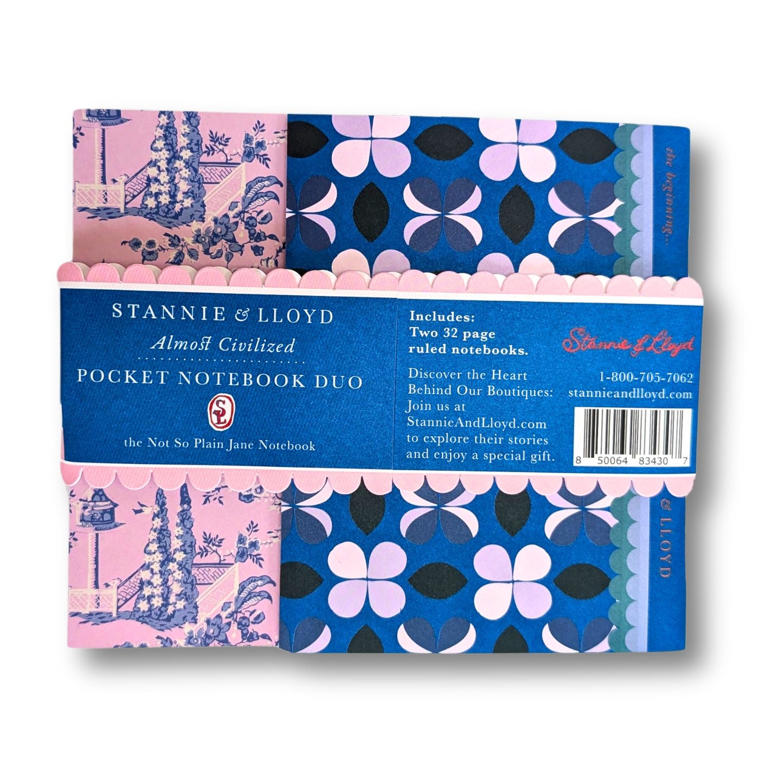 Pocket Notebook Set | Modern Toile