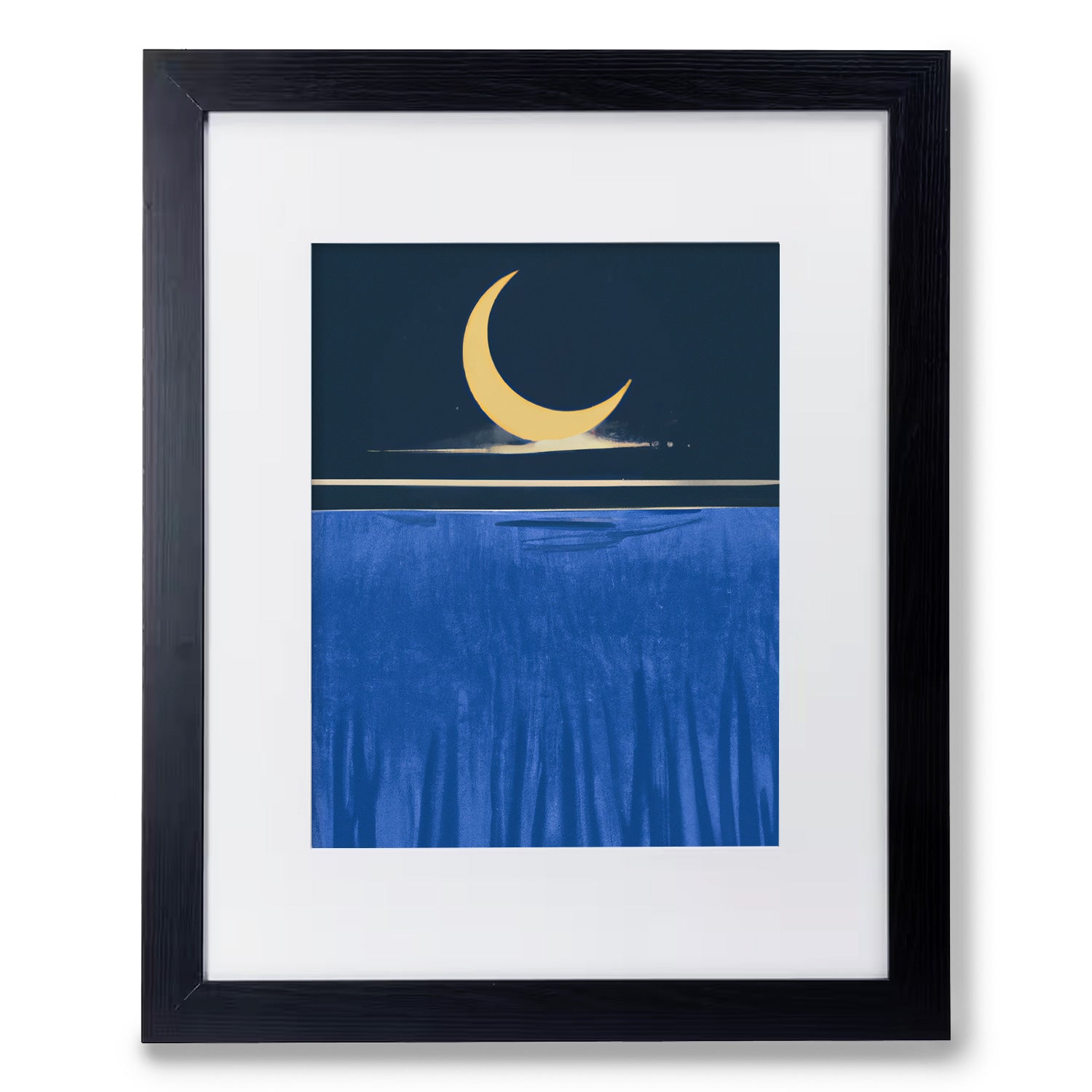 Enhance your walls with a mesmerizing art print of Beneath the Pale Moonlight by Stannie & Lloyd. Perfect for adding a touch of sophistication to your wall decor.