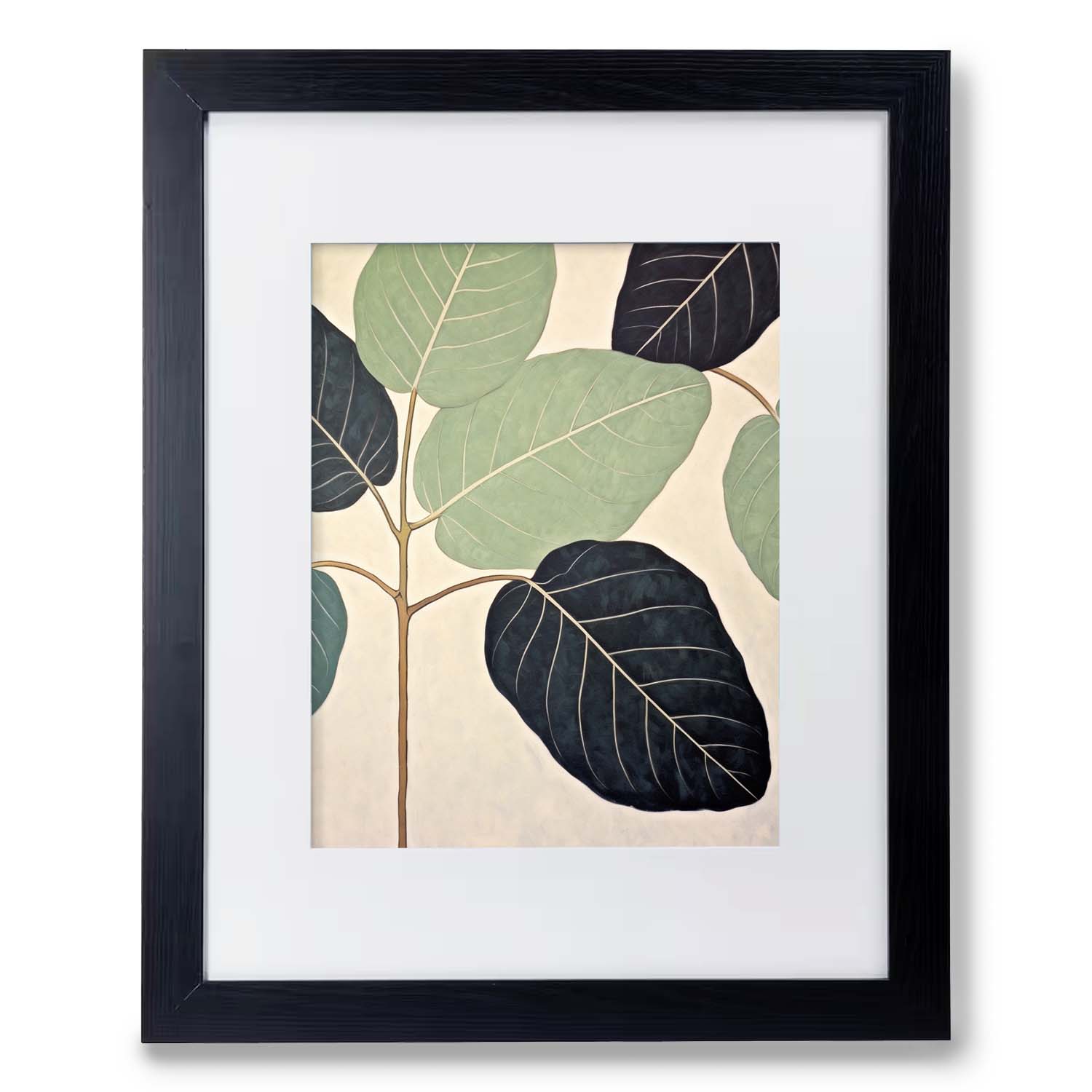 Framed botanical illustration featuring Corner Plants in the Sun by Stannie & Lloyd, perfect for walls with art.