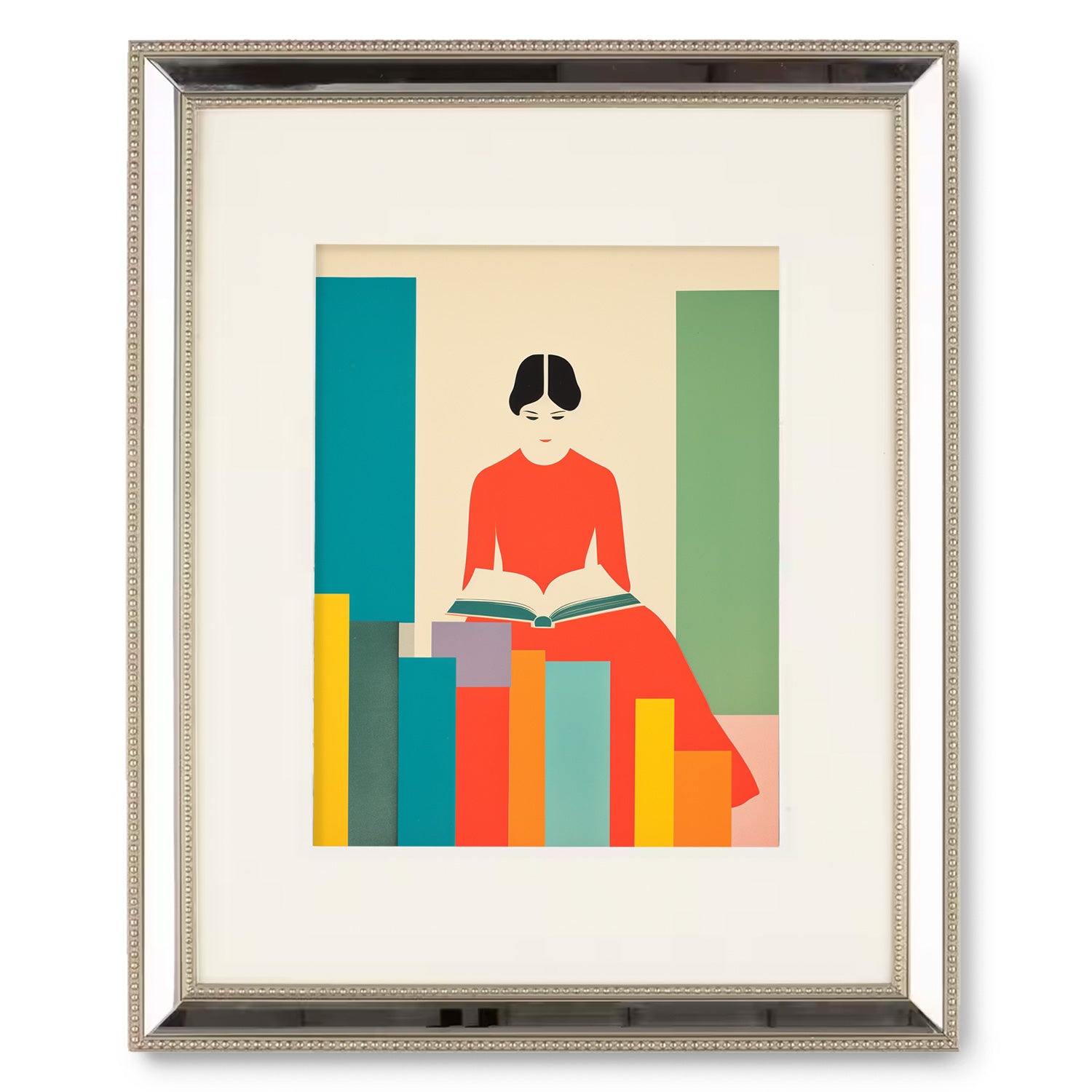 A Stannie & Lloyd framed print of My Favorite Pastime No. 1, perfect for walls with art.