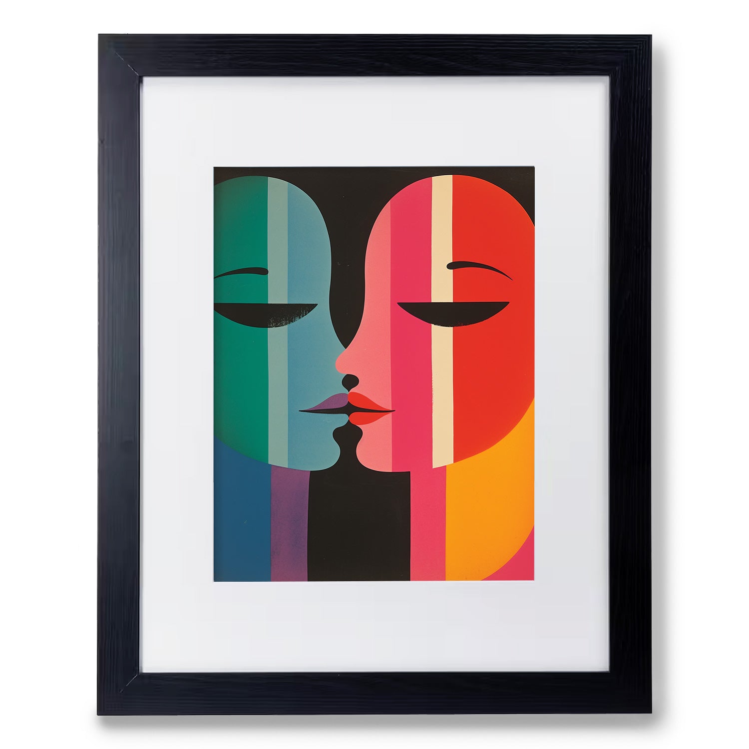 A Wander Down the Lane framed art print by Stannie & Lloyd of two people kissing is an exquisite example of arts prints.